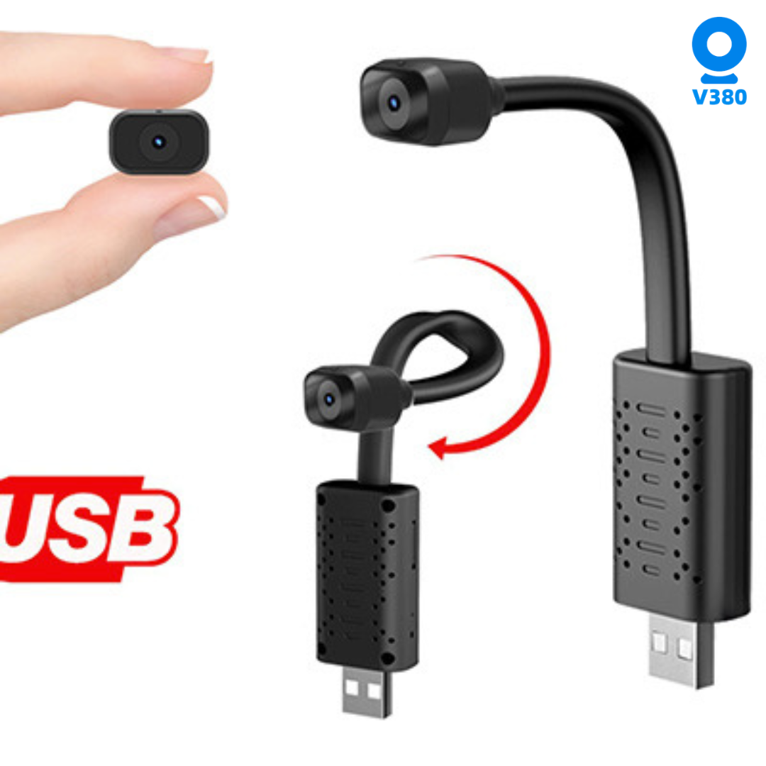 V380 Mini USB WiFi Security Camera