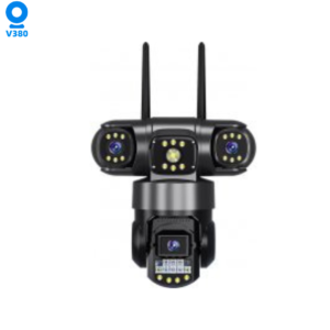 V380 PRO 3 Lens CCTV Outdoor Waterproof Night Vision PTZ Camera 4G