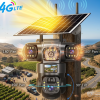 Triple Lens 4GWifi Solar Camera Outdoor CCTV Security Camera Triple Lens 4GWifi Solar Camera Outdoor CCTV Security Camera